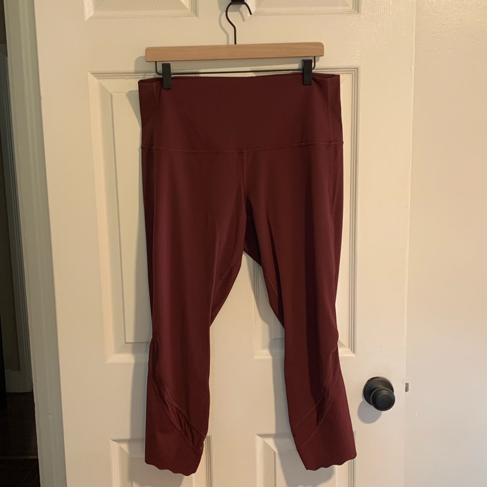 Lululemon Wunder Under Scalloped Hem High-rise Crop 23” - 14